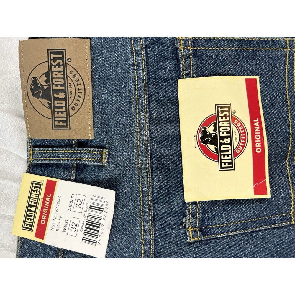 Field and Stream Jeans NWT Size 32x32 Men's Blue Denim